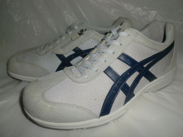 ★試着程度 asics ハダシウォーカー プラス 536 サイドジップウォーキングシューズ `22製アシックス TDW536 HADASHI WALKER +536