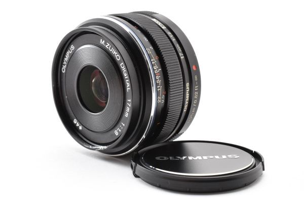 ★美品★ オリンパス OLYMPUS M.ZUIKO DIGITAL 17mm F1.8 ブラック SS1322 #1932