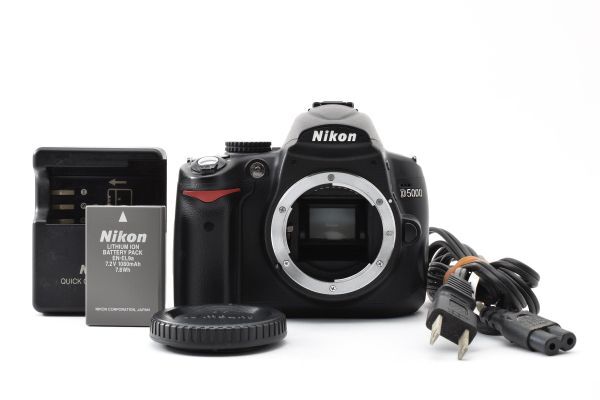 ★美品・ショット数: 5072回★ ニコン NIKON D5000 ボディ ★充電器付き★ SS1318 #1928