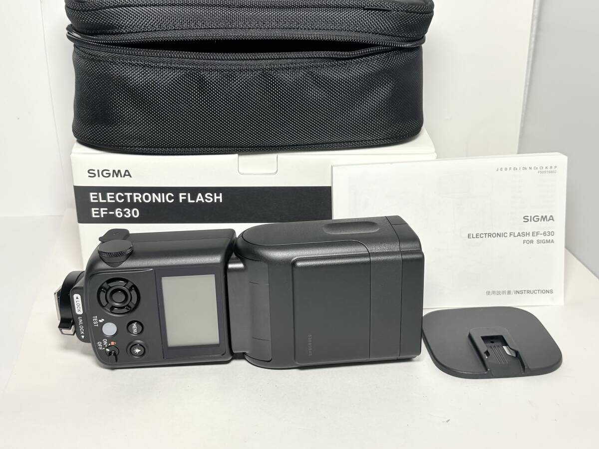 元箱付き 新品級 シグマ FLASH EF-630 シグマSA