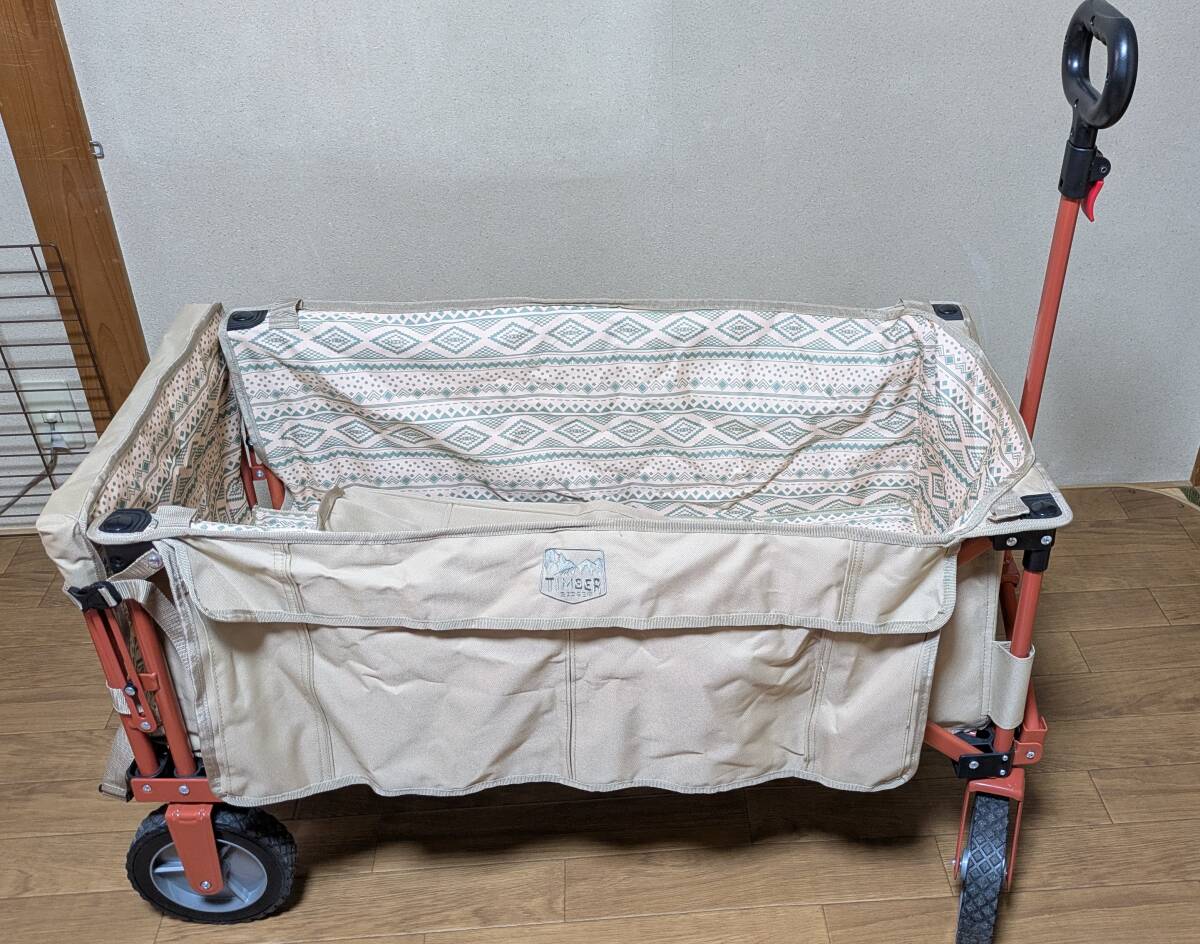 TIMBER RIDGE アウトドアワゴン 耐荷重100kg 中古