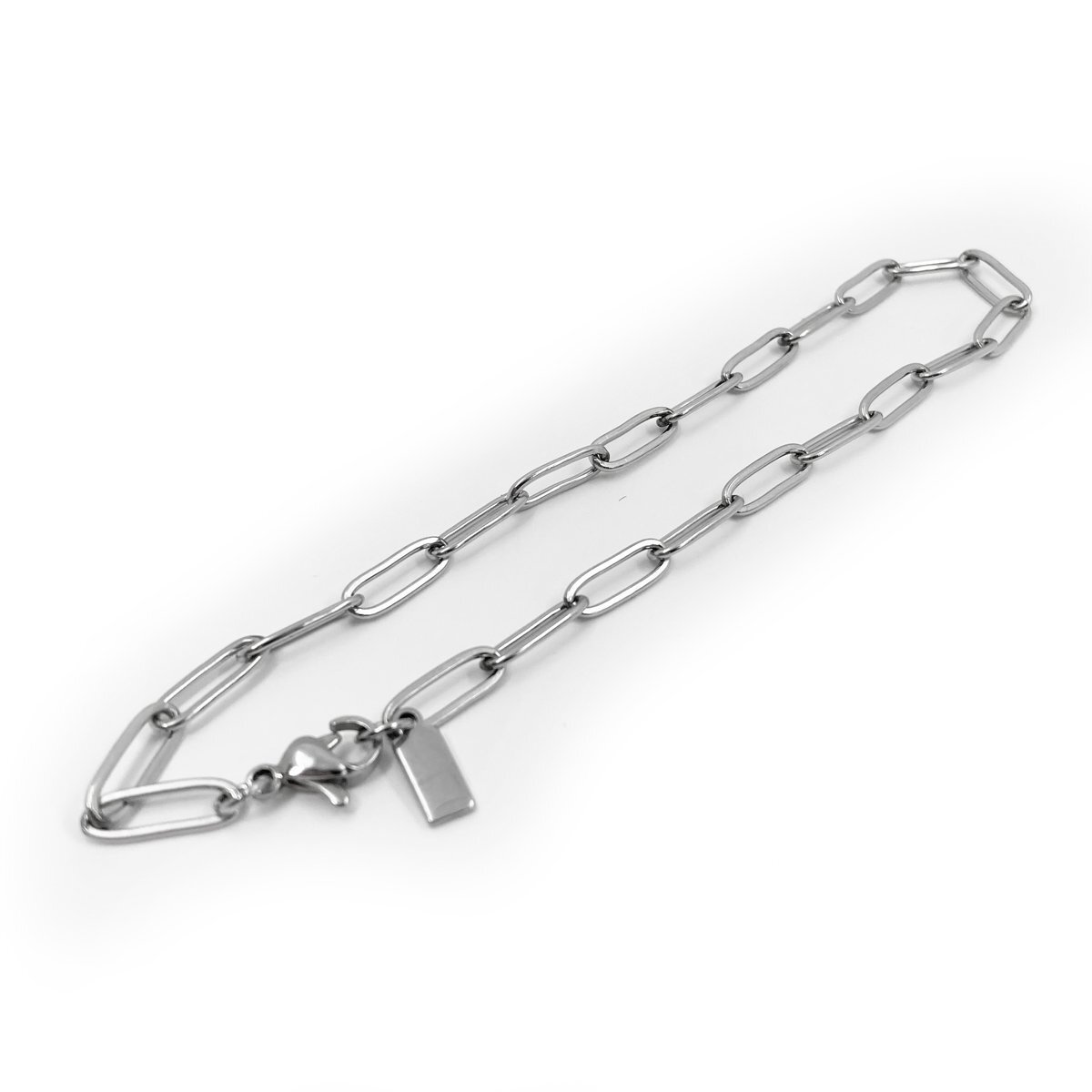 ステンレスアンクレット ロング小豆 チェーン幅約4.2mm 27cm GN59