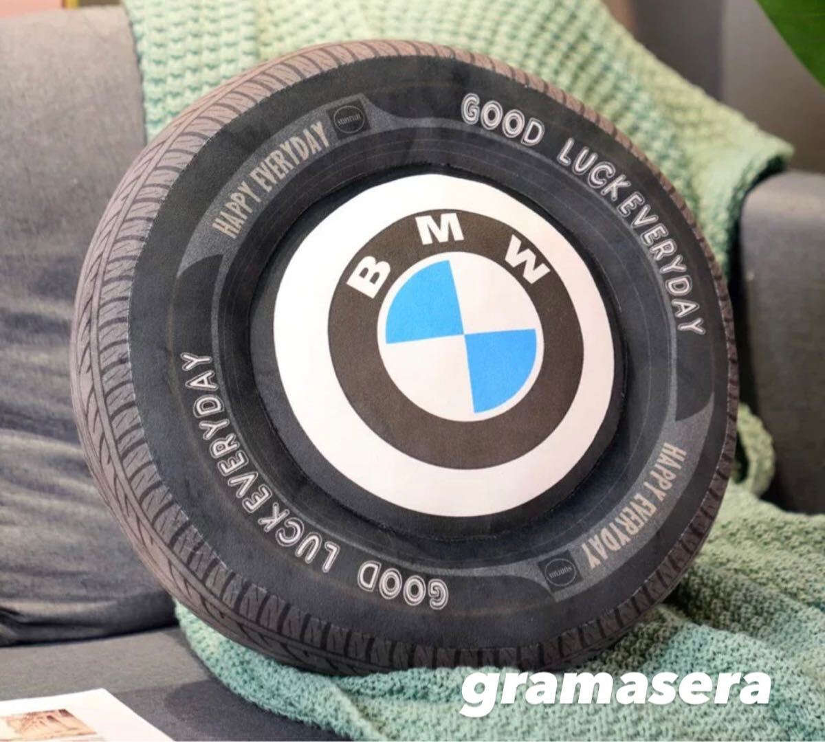 ★レア★ BMW ホイールクッション　クッション 高品質　ロゴクッション