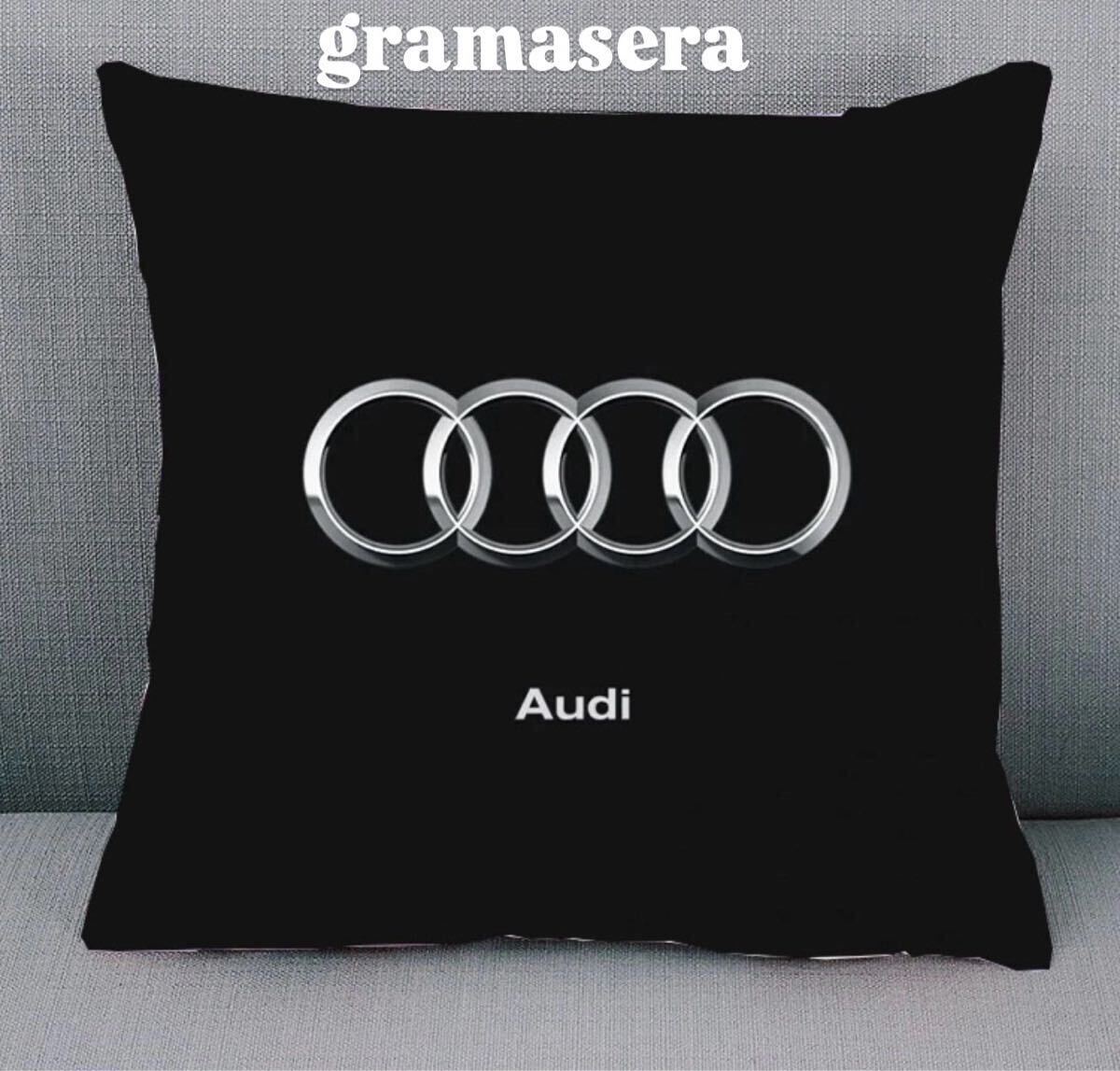 ★レア★アウディ audi クッション 高品質　ロゴクッション　 インテリア