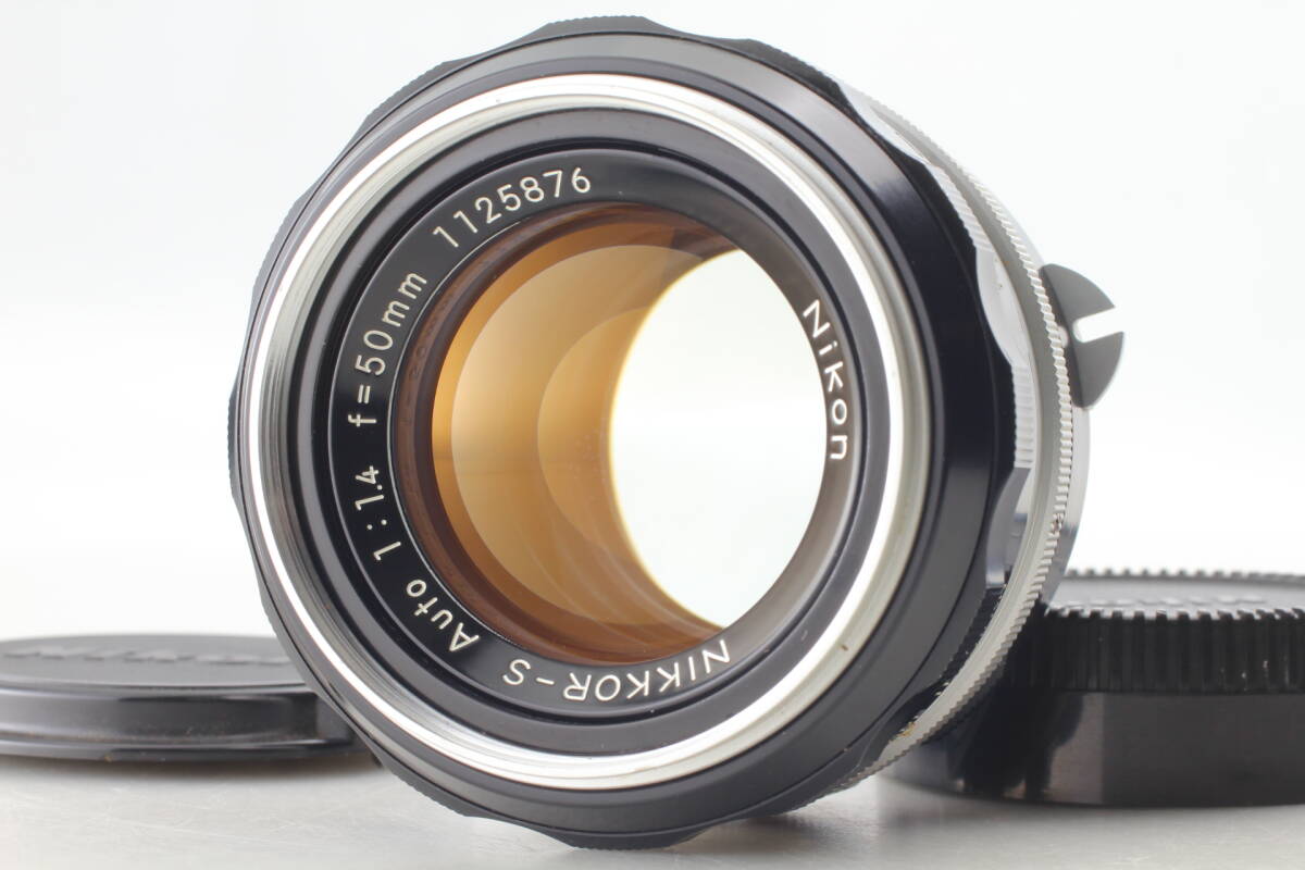 【美品】Nikon NIKKOR-S Auto 50mm F1.4 標準単焦点レンズ Non-Ai 動作良好 EF-2402