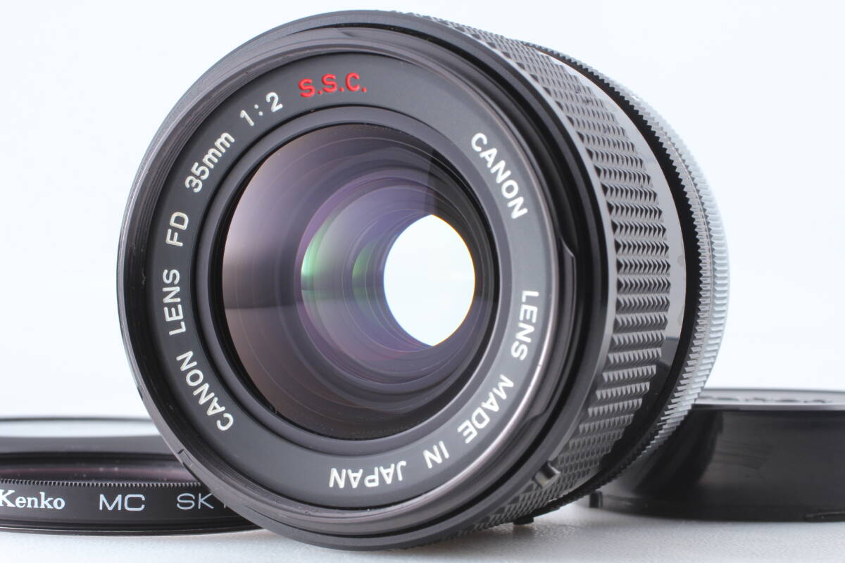 【美品】Canon FD 35mm F2 S.S.C. 広角単焦点レンズ 動作良好 EF-2327