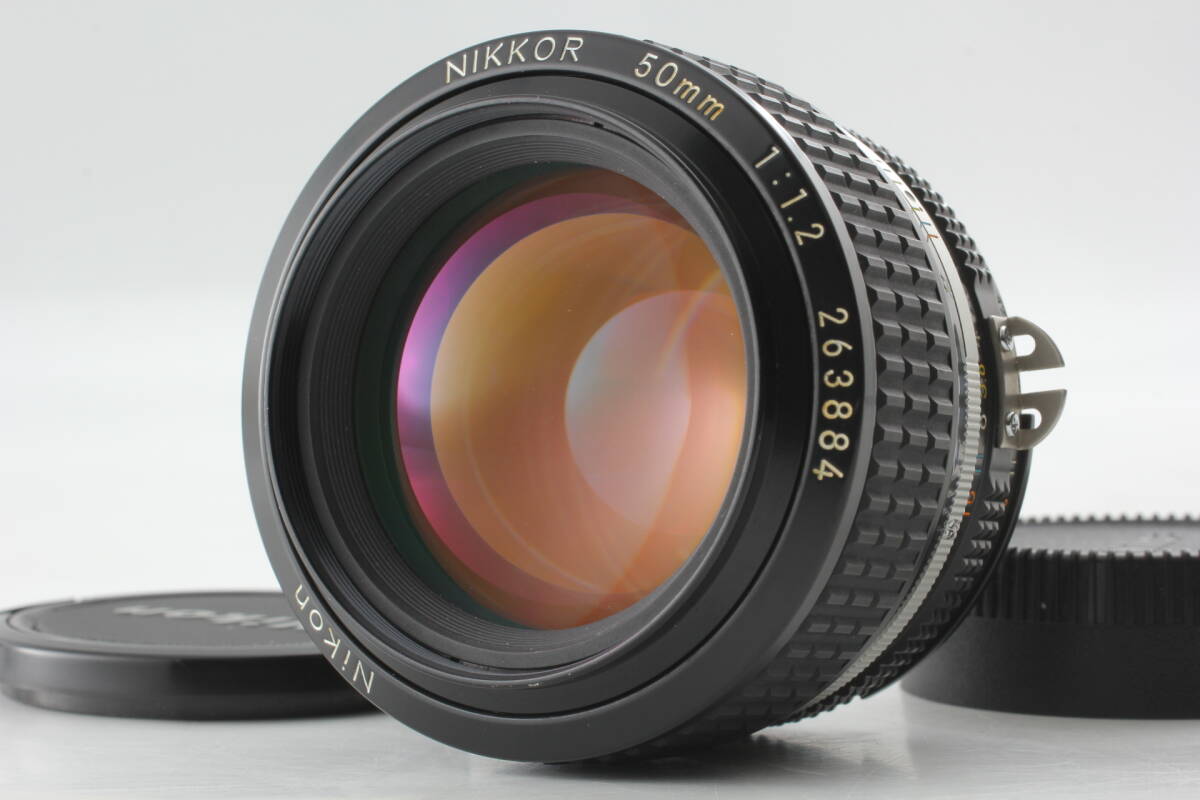 【美品】Nikon Ai-S NIKKOR 50mm F1.2 大口径標準単焦点レンズ 動作良好 EF-2328