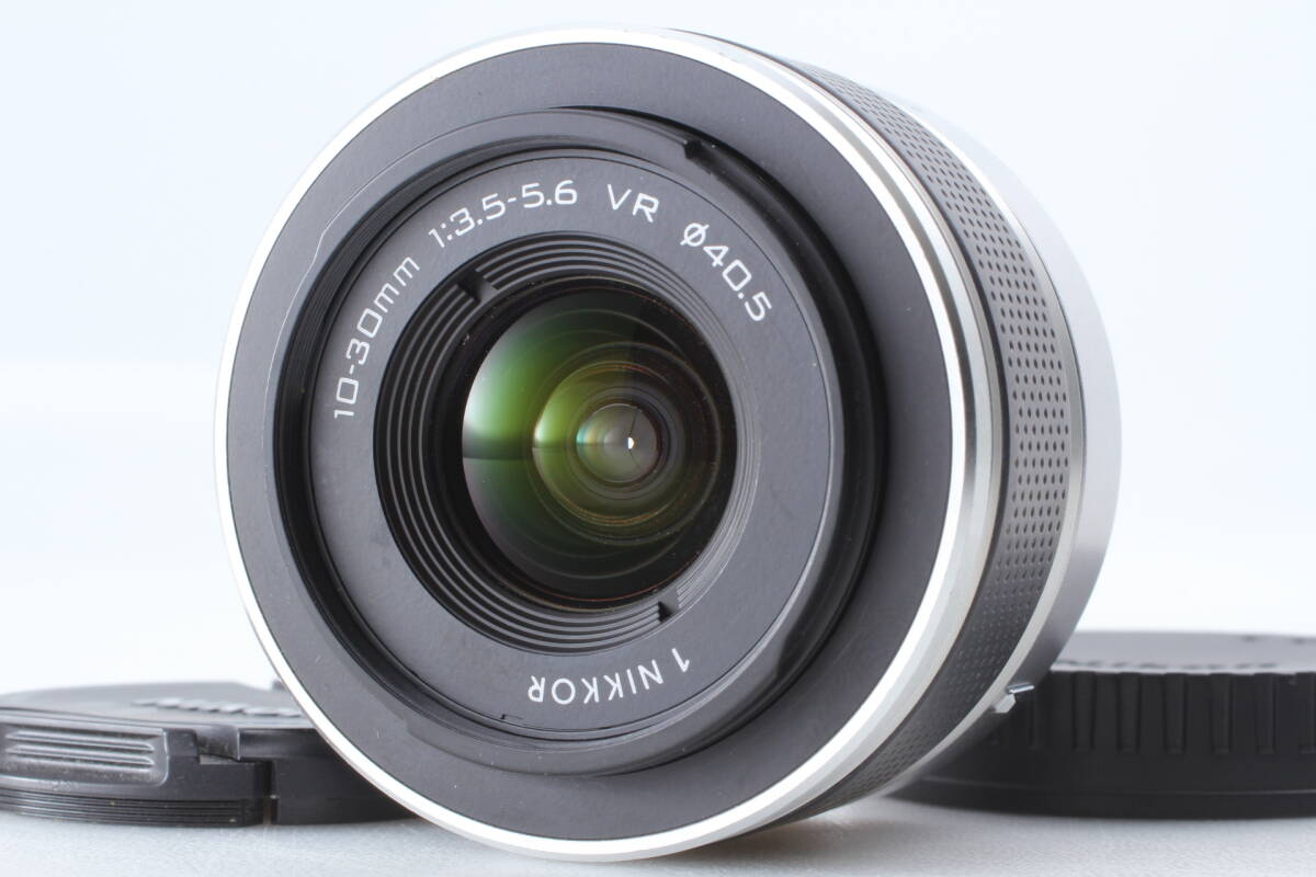 【美品】Nikon 1 NIKKOR VR 10-30mm F3.5-5.6 シルバー 標準ズームレンズ EF-2346