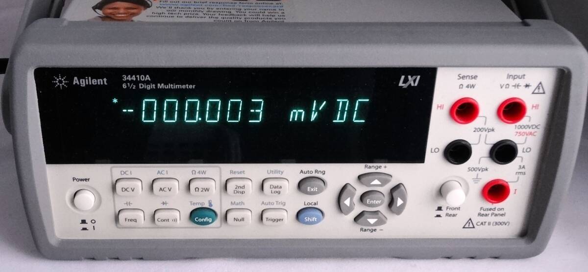HP Agilent 34410A デジタル・マルチメータ Digit Multimeter 6 1／2桁