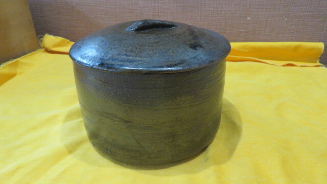 志戸呂焼　茶器　水差し　蓋物