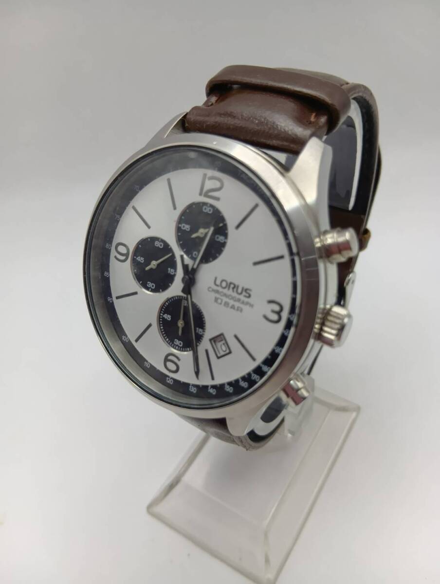LORUS（ローラス）メンズクロノグラフ　腕時計　クオーツ 　中古品