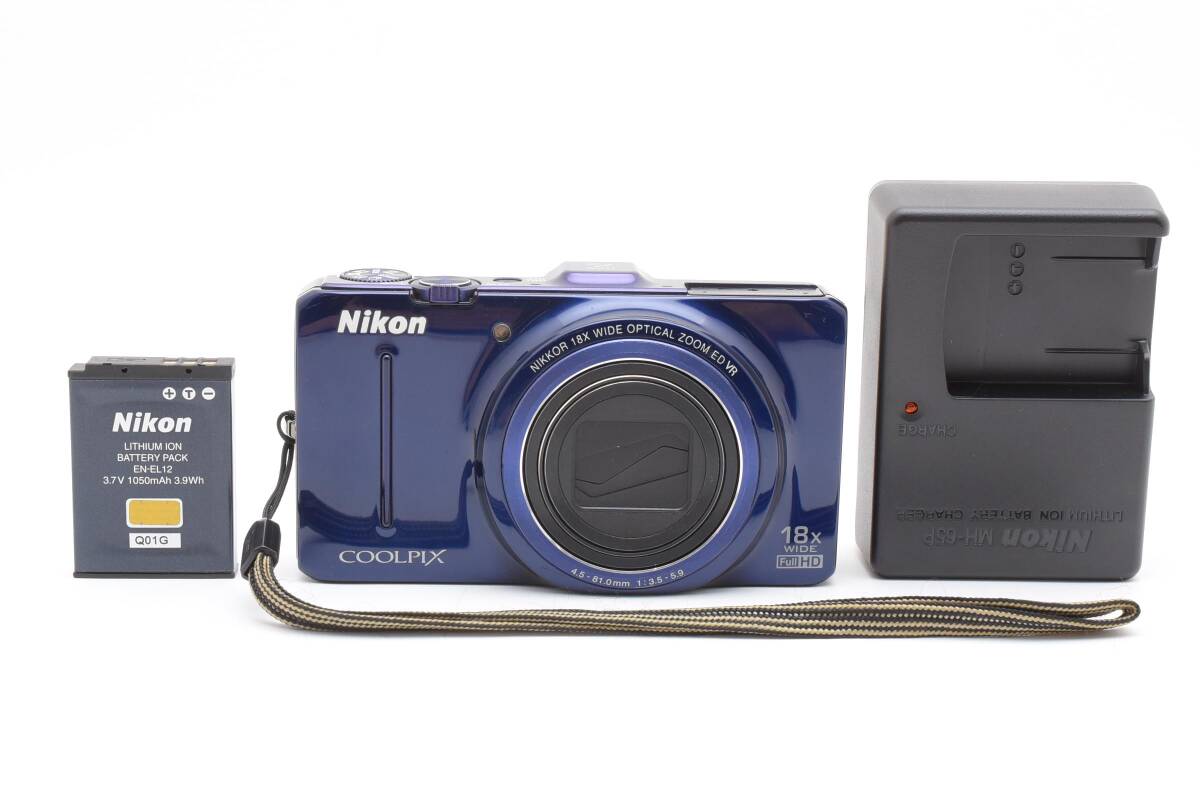 ニコン　Nikon COOLPIX S9300 ブルー ＃A920-0308M20000091