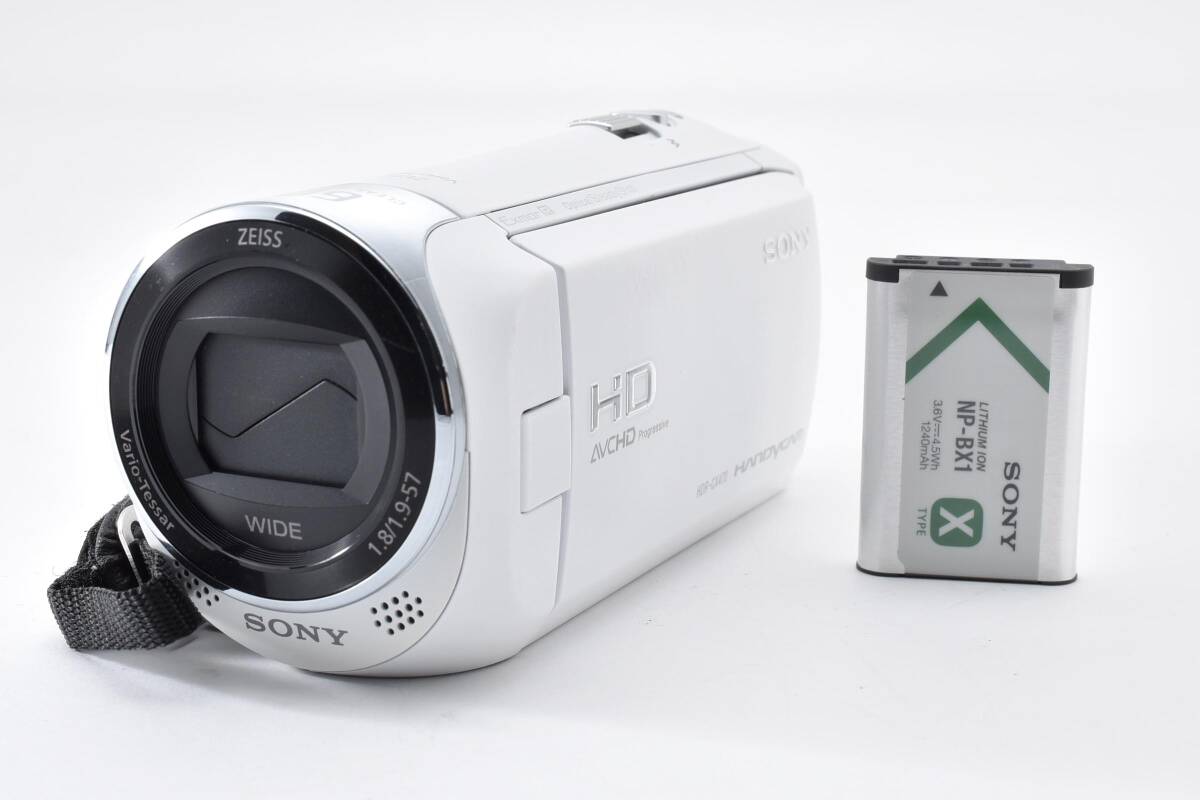■ 美品 ■ ソニー　SONY HDR-CX470 ホワイト ＃A966-2008Y905071662