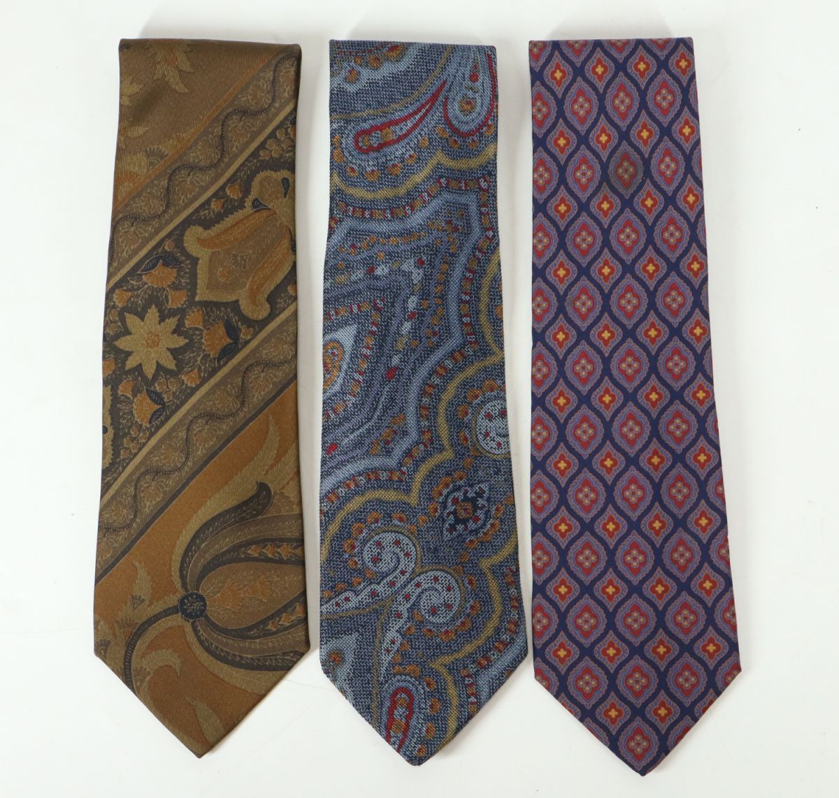 I8114 ETRO エトロ ネクタイ シルク100％ 3本まとめて