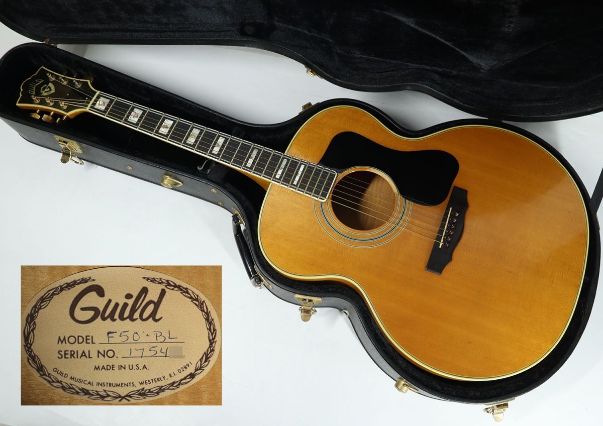 I8102 GUILD ギルド アコスティックギター エレアコ F50 BL ＃1754××