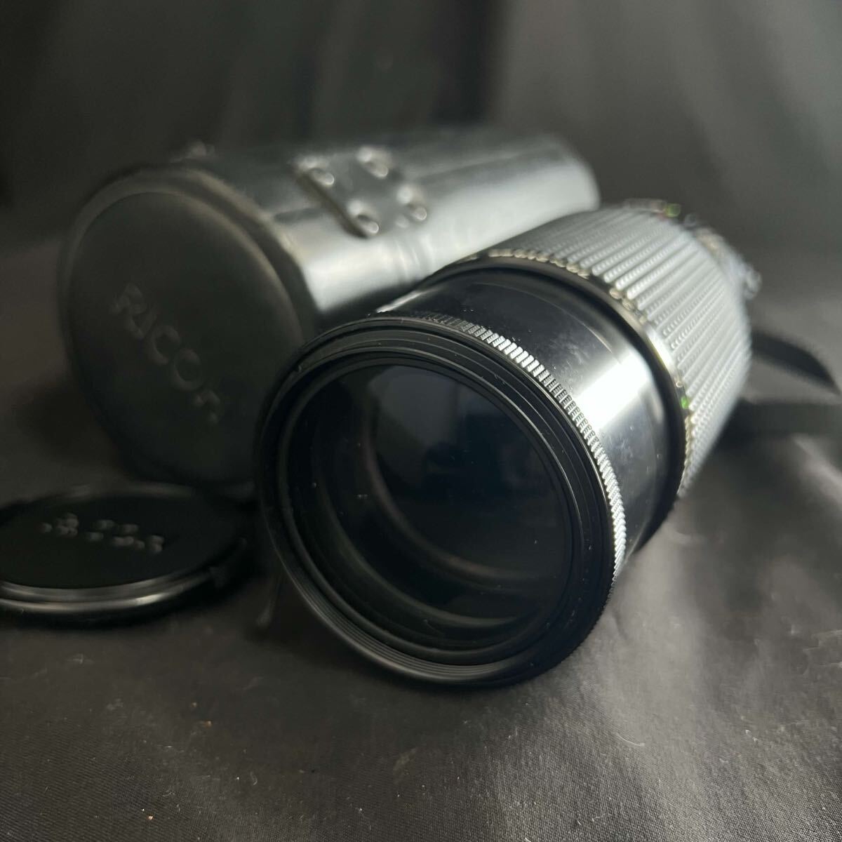 R RICOH RIKENON P ZOOM 70-210mm F3.9 Macro リコー カメラレンズ 前後キャップあり ケース付 動作未確認 R26080336