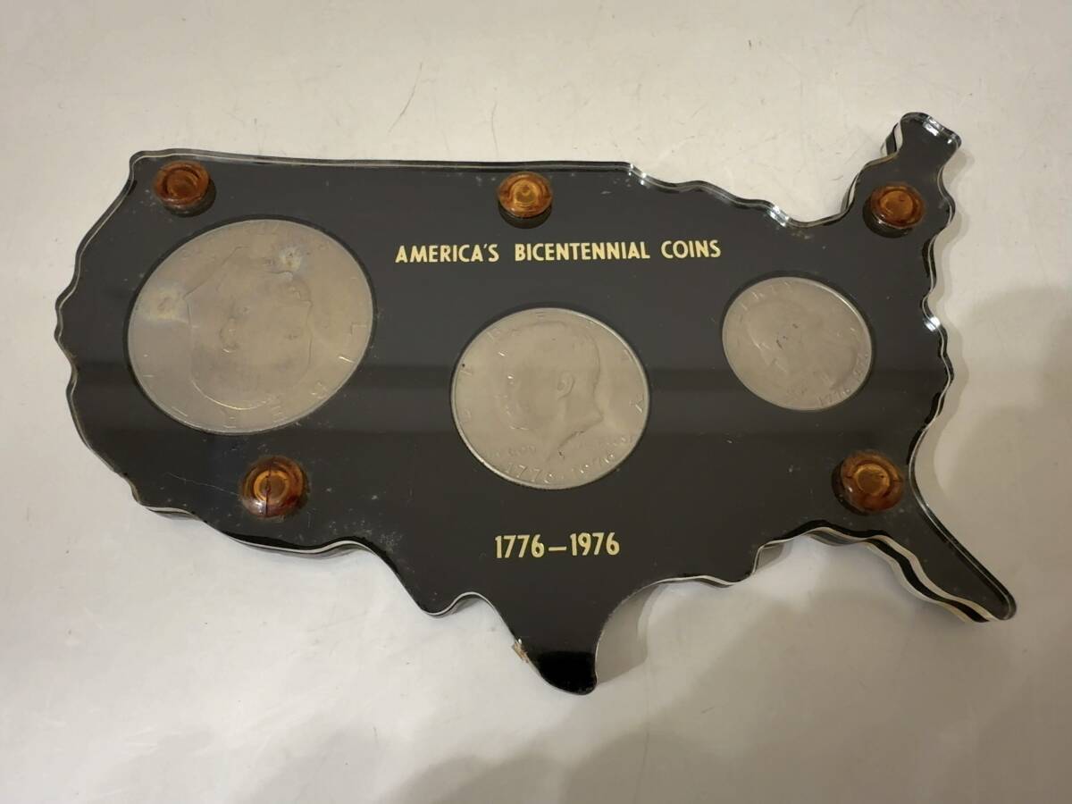 アメリカ リバティ コイン LIBERTY 1776-1976 1ドル 50セント 25セント 3枚セット 硬貨 貨幣 ★42237