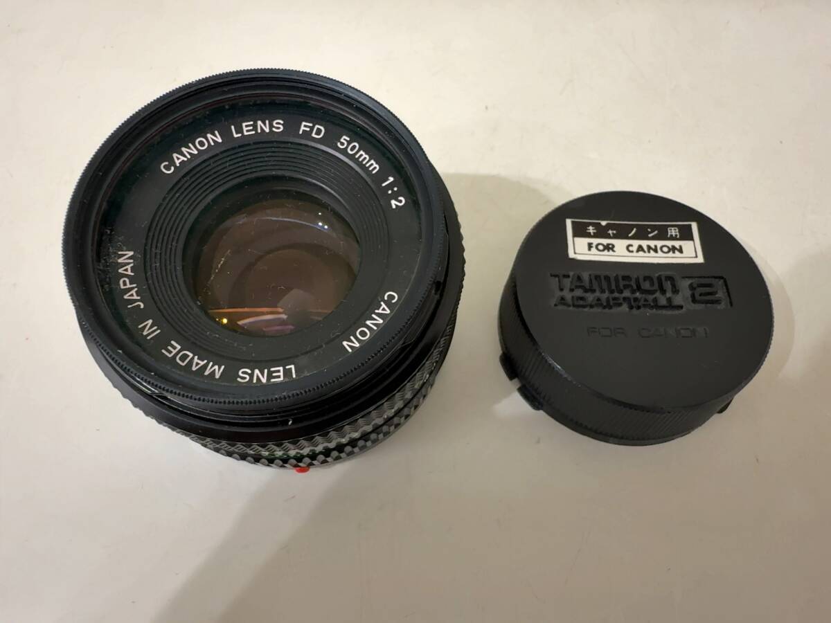 キャノン Canon LENS FD 50mm 1:2 カメラ レンズ ★44360