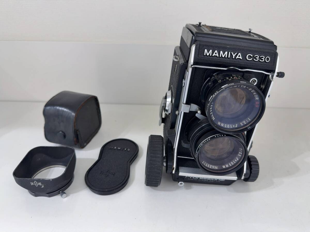 MAMIYA マミヤ C330 Professional MAMIYA-SEIKO DS 1:3.5 105mm 二眼レフ フィルムカメラ ジャンク品 ★44879