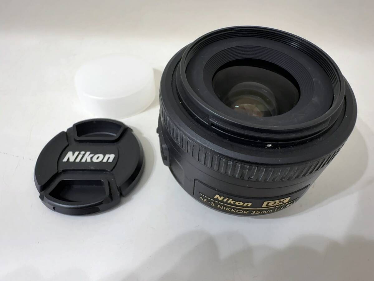 ニコン Nikon DX AF-S NIKKOR 35mm 1:1.8 G カメラレンズ ★43744