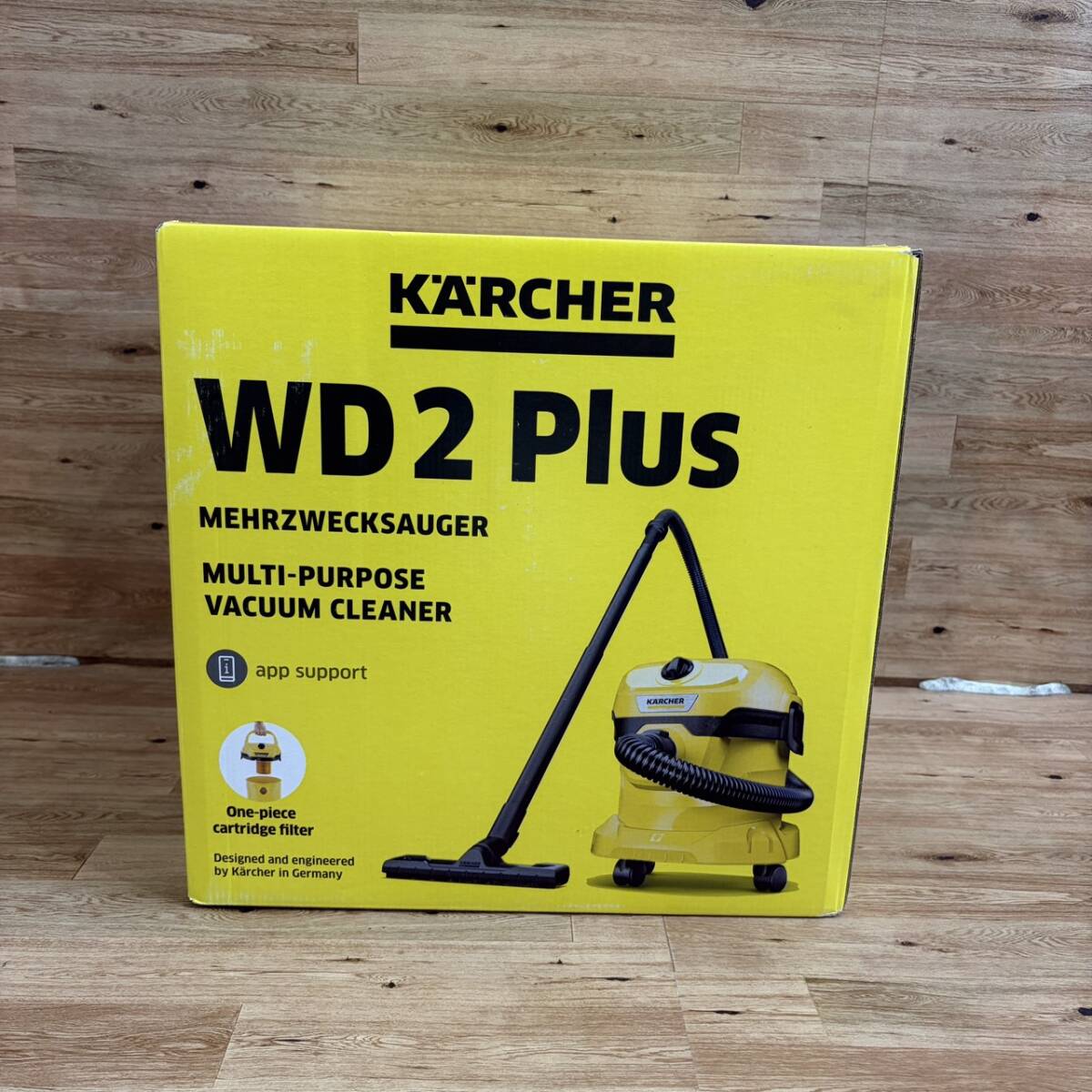 【新品未開封品】ケルヒャー WD2 乾湿両用バキュームクリーナー 掃除機 吸引力170W