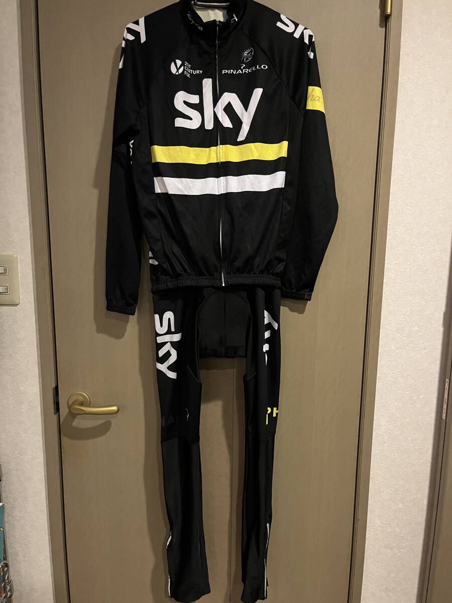 美品】Papha　サイクルジャージ（長袖・長パンツ）上下　サイズ：S（送料込み）