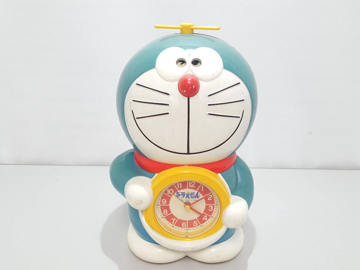 【作動不明 ジャンク品】SEIKO セイコー ドラえもん おしゃべりクロック JF316A 大山のぶ代/26×16×13cm/アラーム付/目覚まし/05AK080409