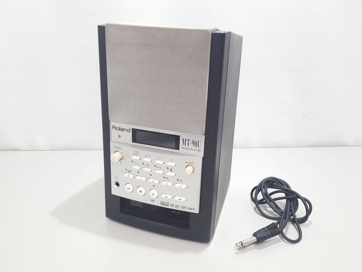 【作動不明ジャンク】Roland ローランド MT-90U マルチフォーマットミュージックプレーヤー/26×16×17cm/アンプ/スピーカー/06KO080404-8