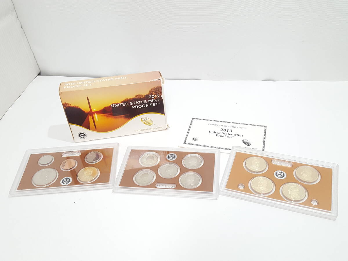 【コレクション】2013年 S 米国造幣局 US Mint プルーフ貨幣セット/サンフランシスコ造幣局 ミントマーク S/硬貨/コイン/04KM080602