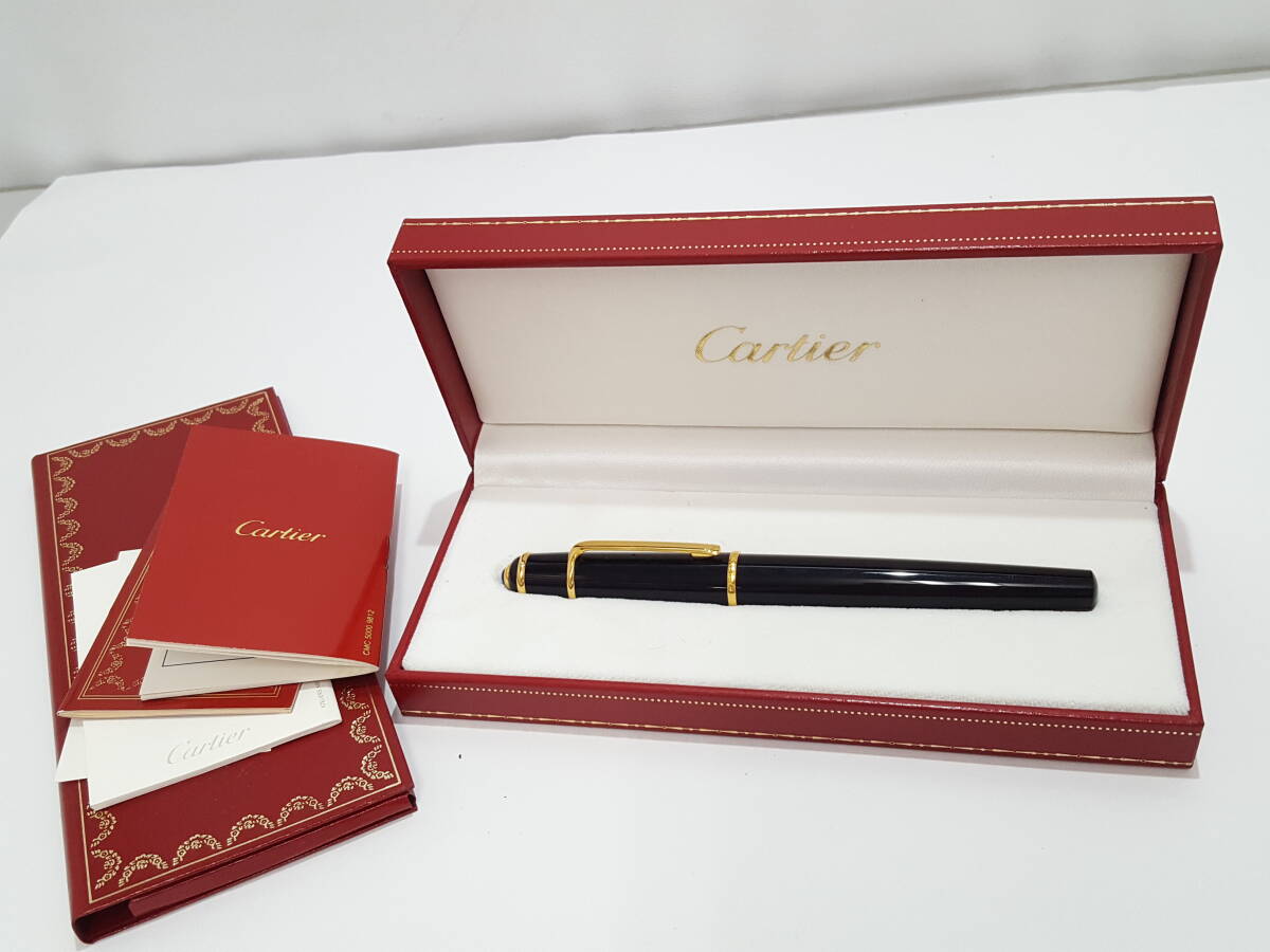 【美品】Cartier カルティエ Diabolo de Cartier ディアボロ ドゥ カルティエ ボールペン/ケース付き/ブランド文具/筆記用具/04KM080603