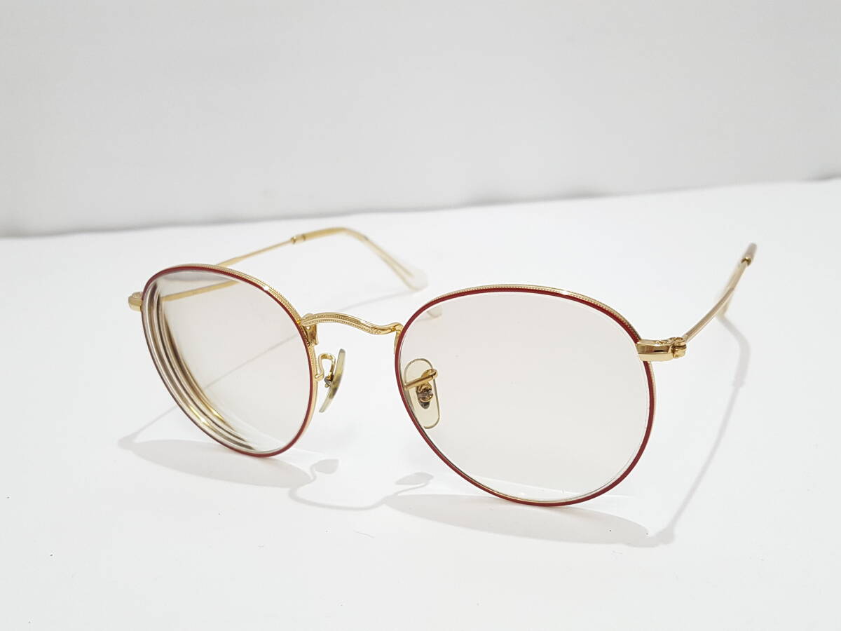 Ray-Ban レイバン ROUND METAL ラウンドメタル RB3447V 3106 メガネフレーム/アイウェア/丸形/ゴールドカラー/眼鏡/めがね/06KO081103