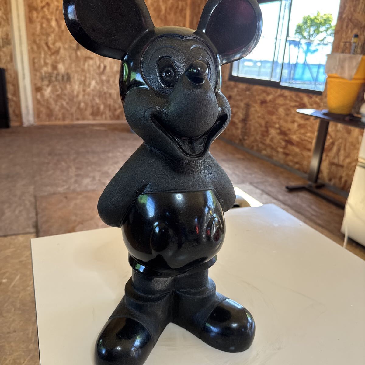 ミッキーマウス 石像 御影石 置物 ディズニー Disney インテリア ミッキーマウス フィギュア 昭和レトロ ヴィンテージ 人形 ソフビ