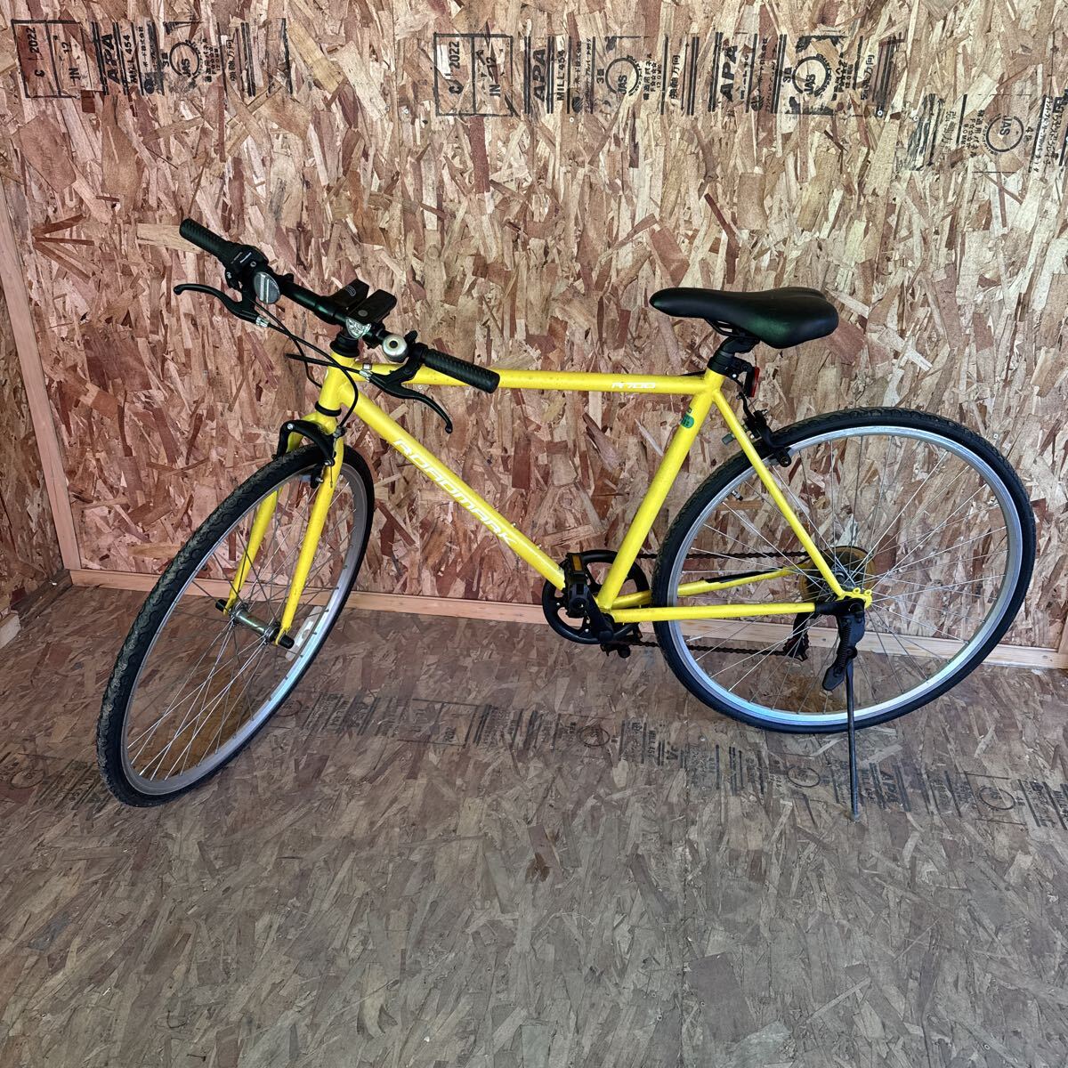中古、ROADMARK クロスバイク イエロー 700C クロスバイク BRIDGESTONE 自転車