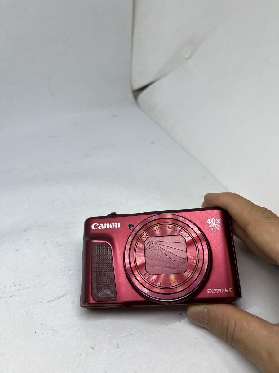 Canon キャノン PowerShot SX720 HS レッド コンパクトデジタルカメラ 本体のみ　ジャンク　1円〜