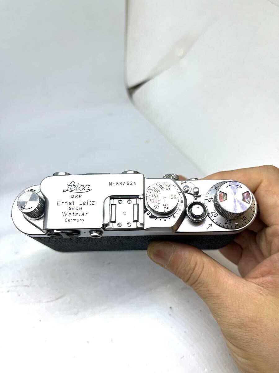 Leica DBP IIIf 3f レッドダイヤル フィルムカメラ レンジファインダー ボディ セルフタイマー付き 動作品 ライカ 美品　1円〜