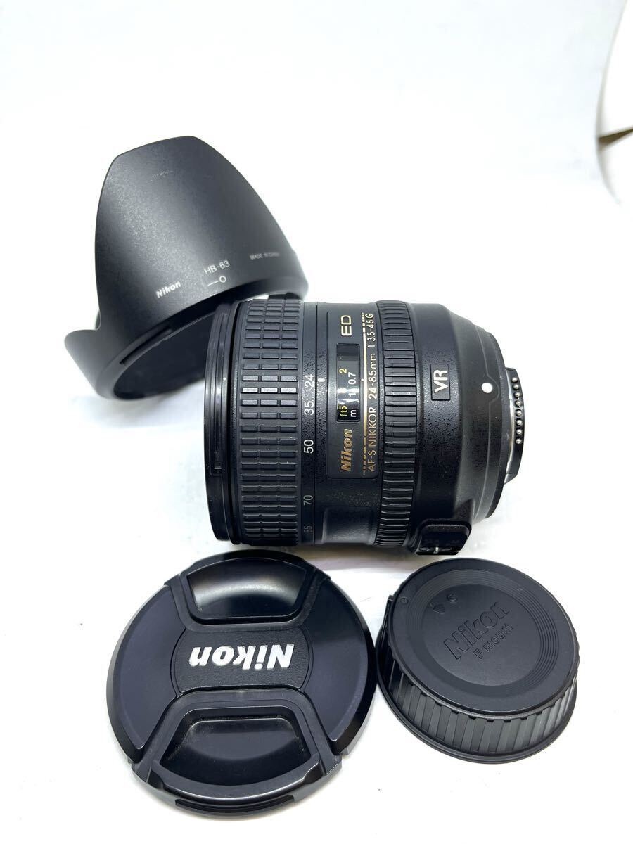 ★美品★安心動作保証付き★ ニコン Nikon AF-S NIKKOR 24-85mm F3.5-4.5G ED VR 一眼カメラ用レンズ（オートフォーカス）1円〜