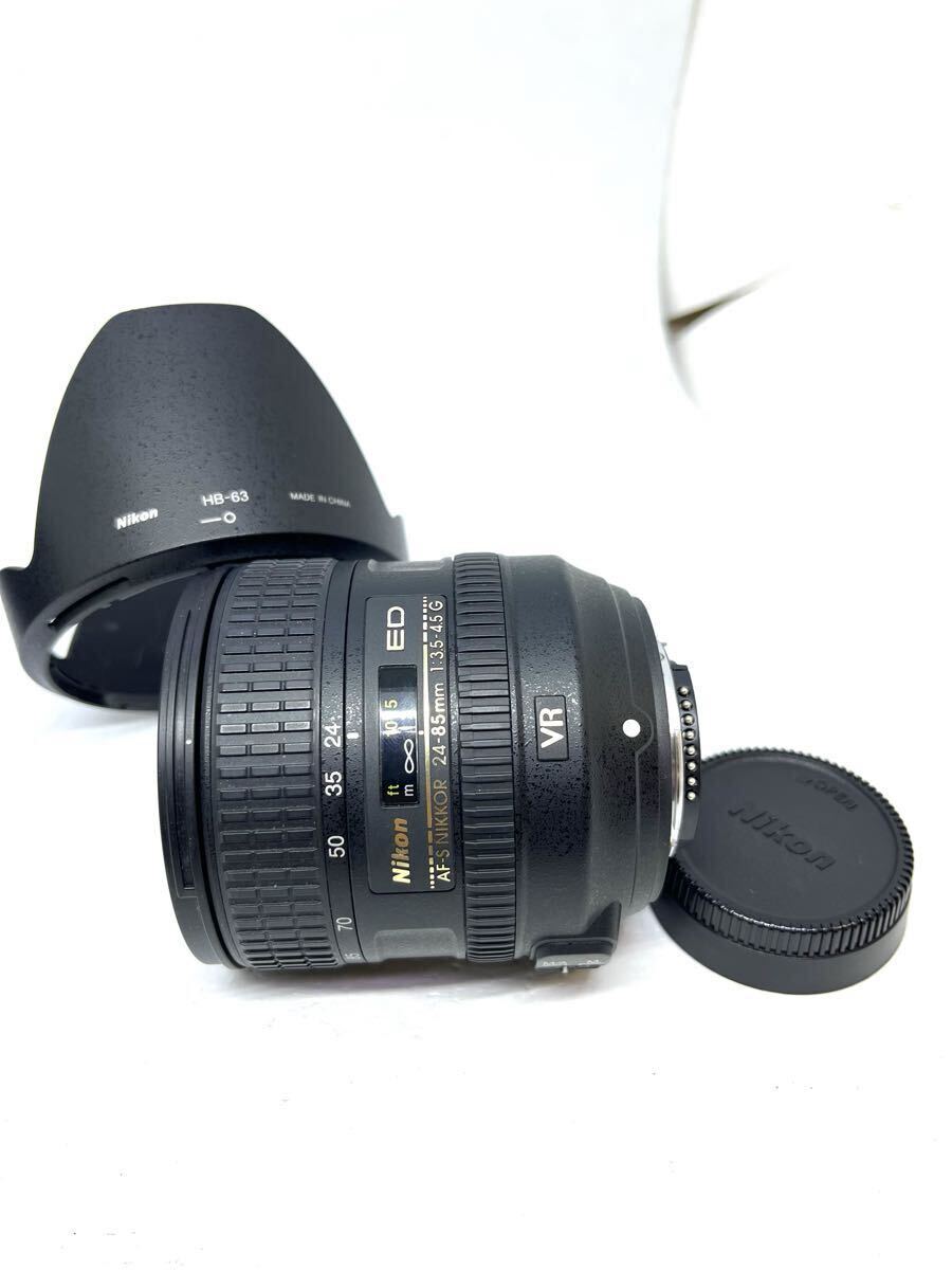 ★美品★安心動作保証付き★ ニコン Nikon AF-S NIKKOR 24-85mm F3.5-4.5G ED VR レンズ（オートフォーカス）1円〜