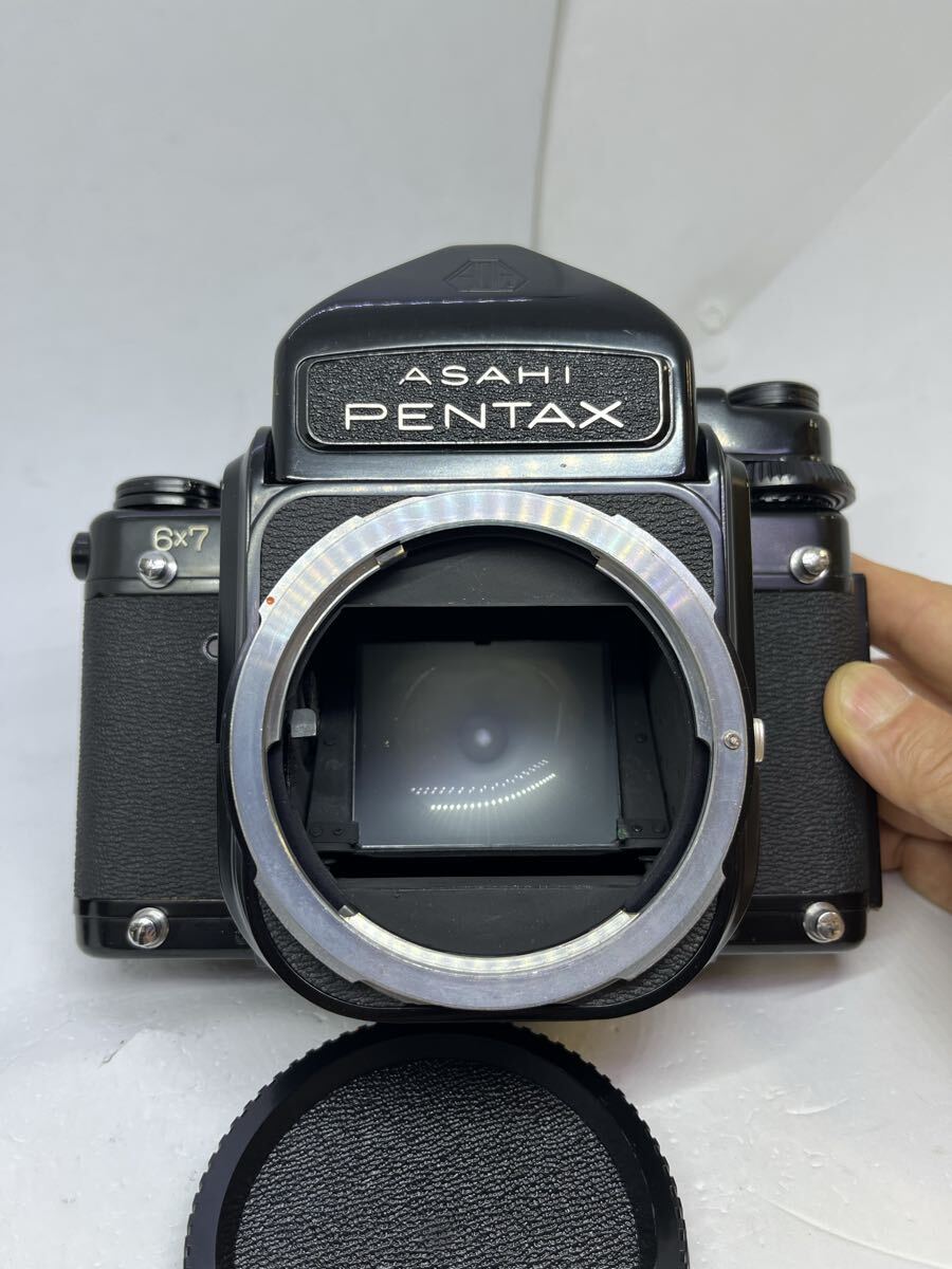 ★美品★ PENTAX 6x7 TTLペンタプリズムファインダー 中判フィルムカメラ ボディ シャッター、露出 OK 1円スタート ペンタックス