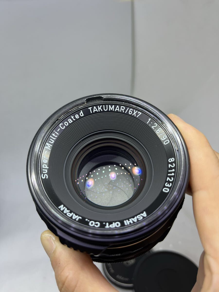 ★外観美品★ ペンタックス PENTAX SMC Takumar 6x7 90mm f/2.8 中判カメラ用　1円〜