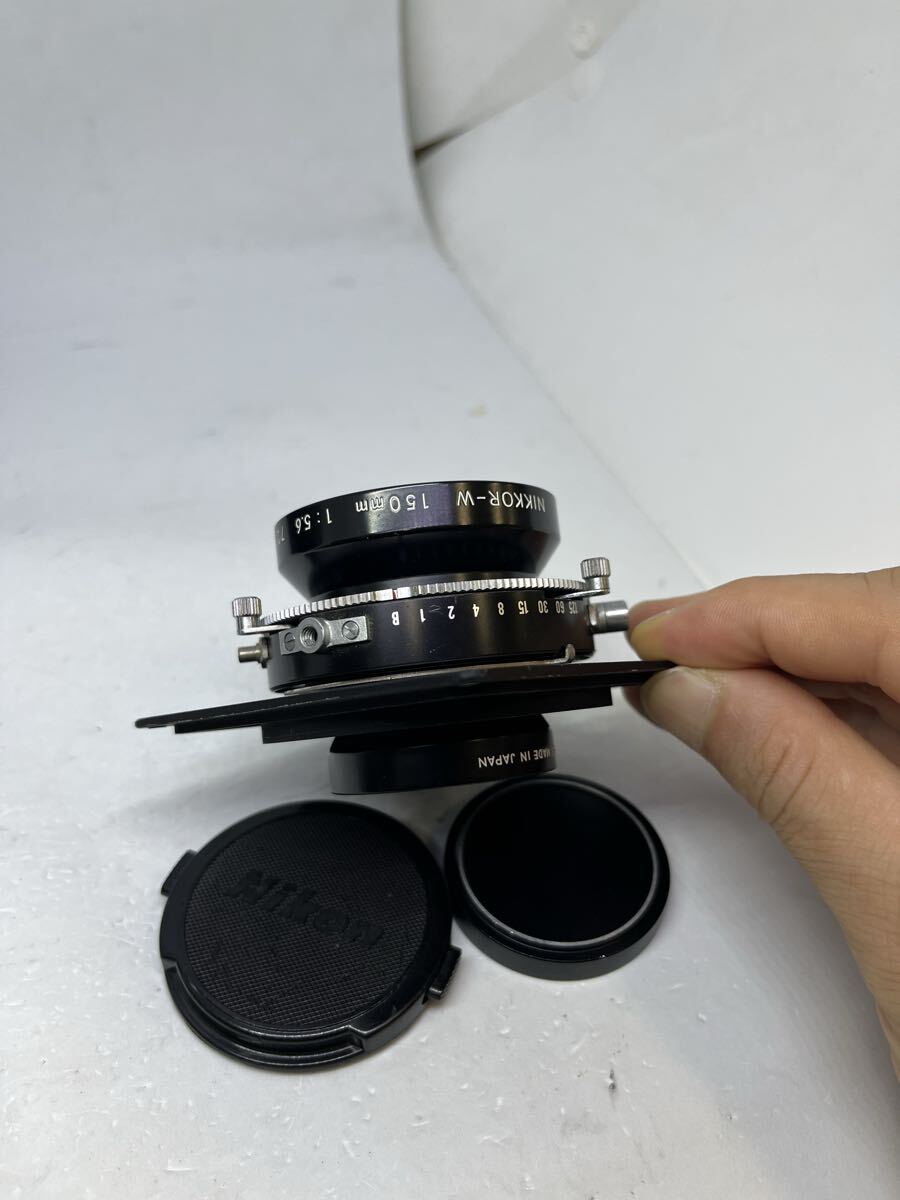 Wista 大判カメラ用レンズ COPALシャッター付き　NIKKOR-W 150mm 1:5.6 COPAL-NO.0 WISTA 大判 カメラ レンズ 