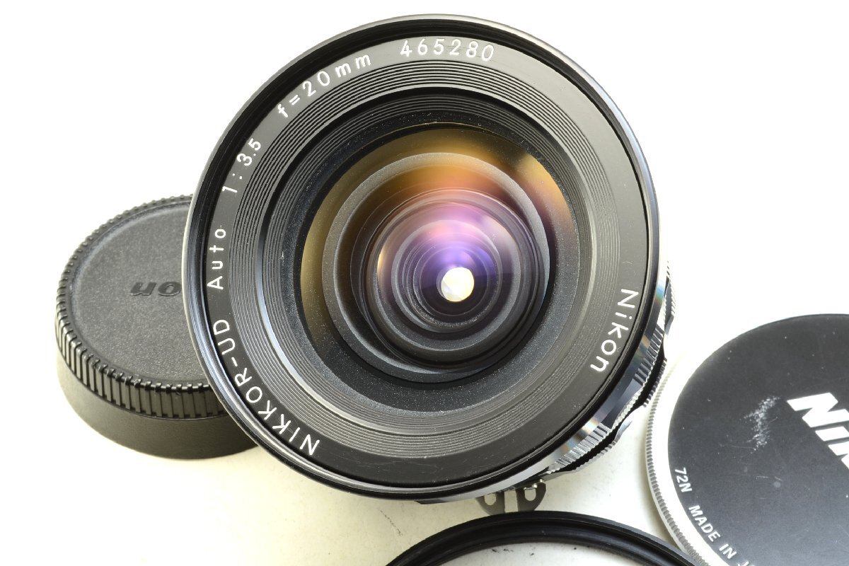 【良品】Nikon ニコン NIKKOR UD Auto 20mm F3.5 / Ai改 #5160