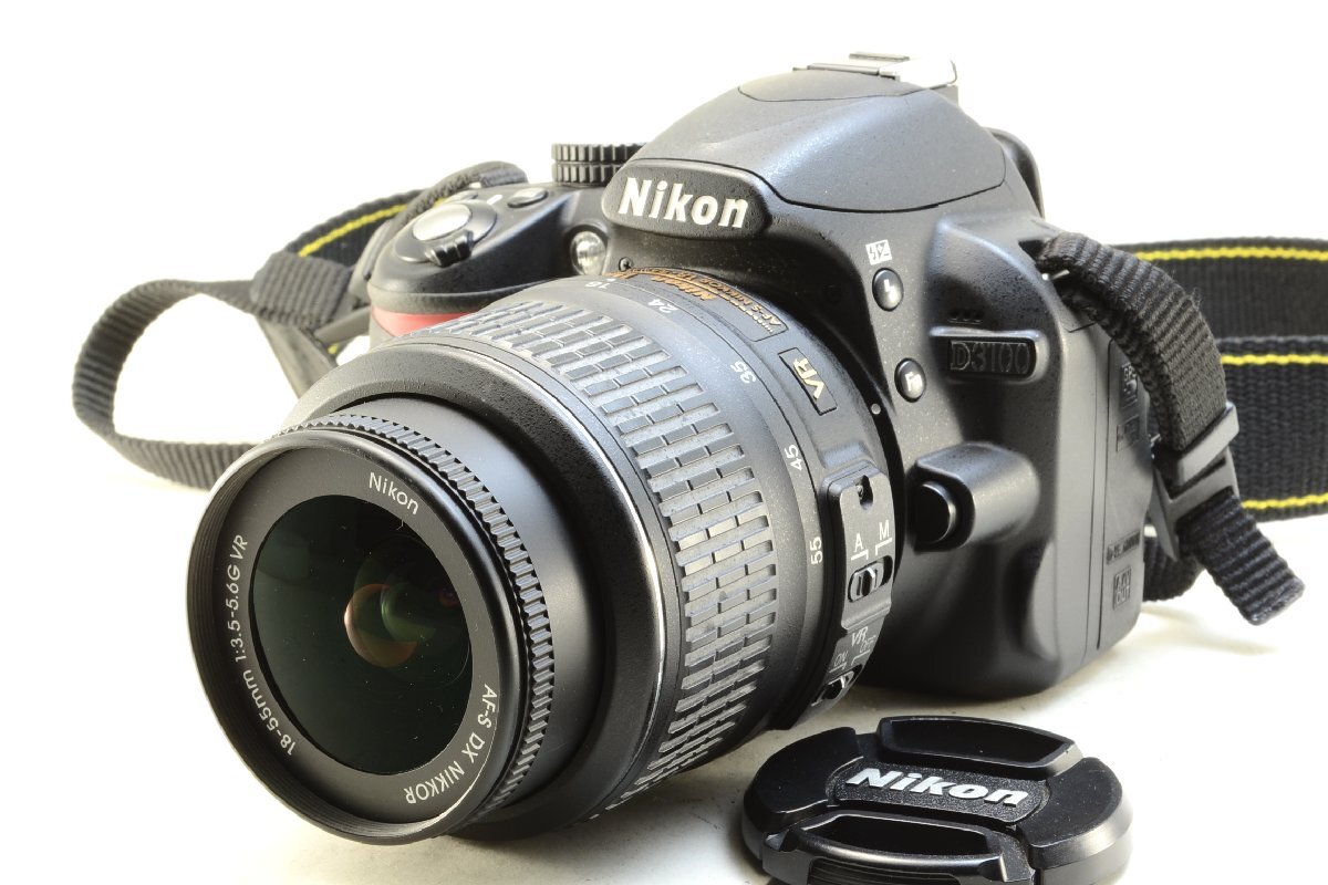 【良品】Nikon ニコン D3100 / 18-55mmレンズセット / SHOT 2712回 #5166