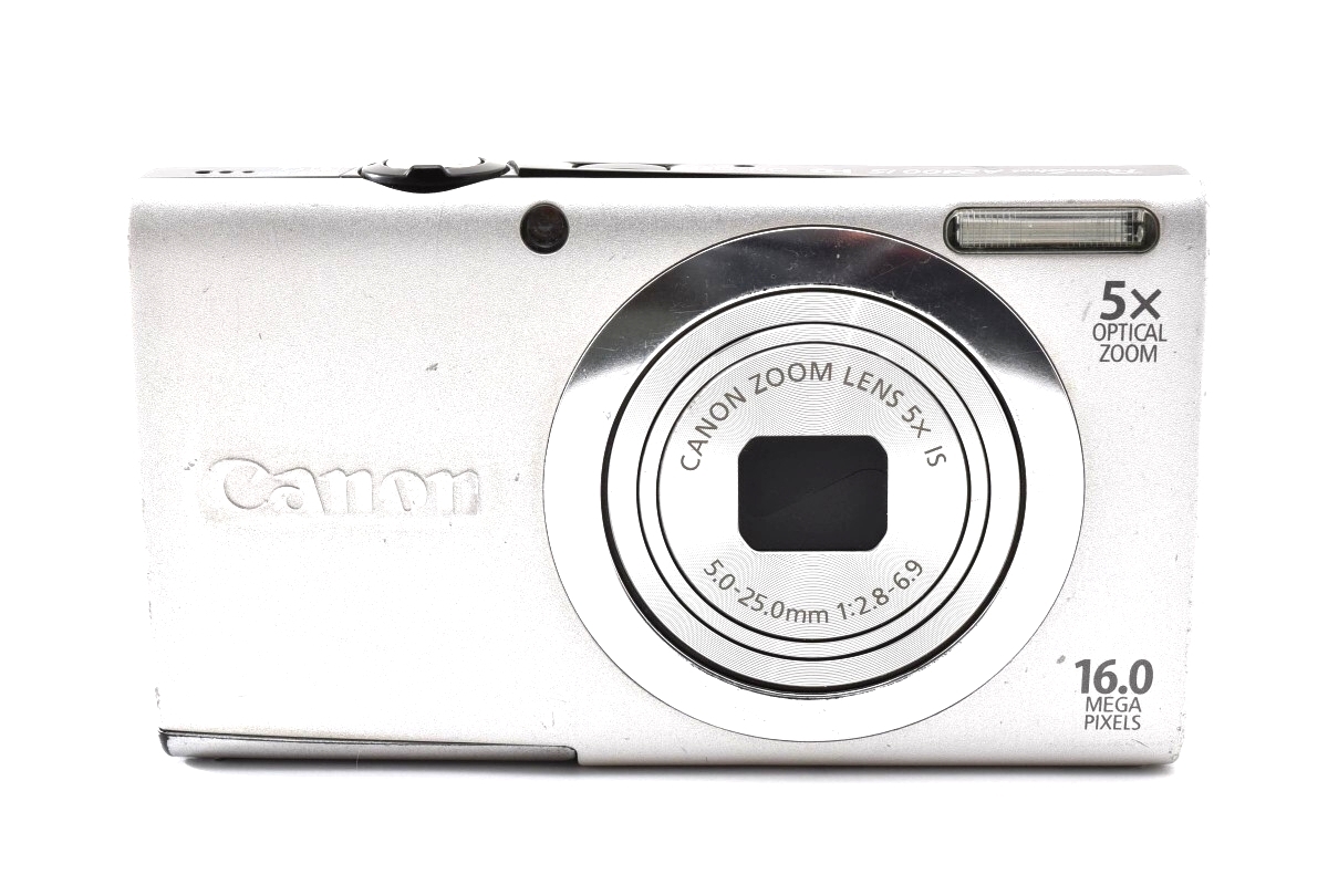 美品　Canon キャノン PowerShot パワーショット A2400 IS PC1731 コンパクトデジタルカメラ デジカメ 　R011