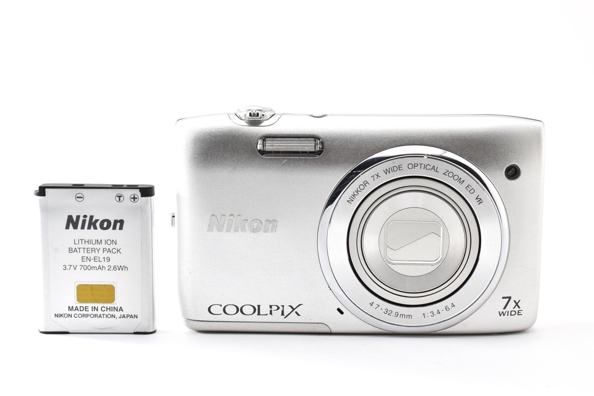 極美品 Nikon ニコン COOLPIX S3500 コンパクトデジタルカメラ　デジカメ　R10