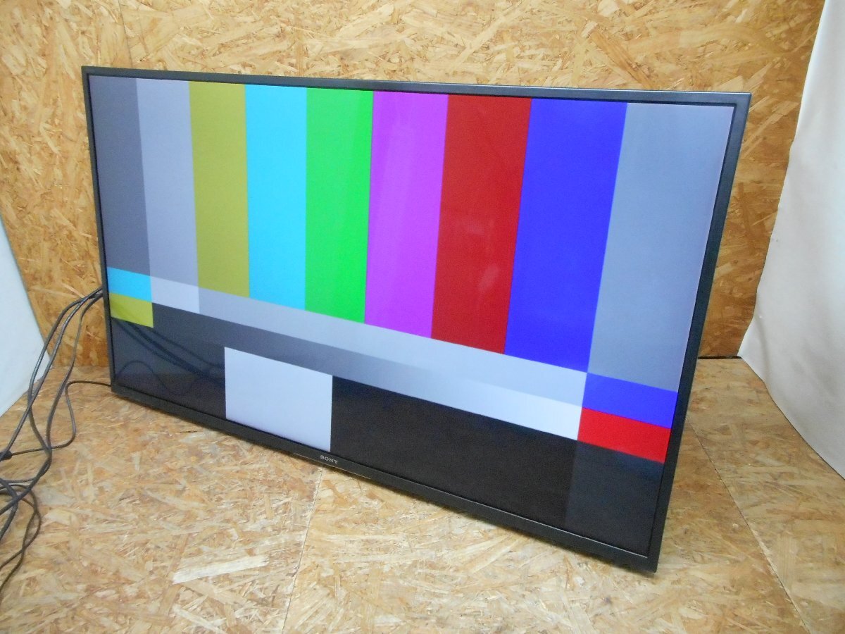 ◎SONY BRAVIA KJ-43X8000G 地上・BS・110度CS 4K対応液晶テレビ 有線・無線LAN Android YouTube対応 2019年製 訳あり◎378