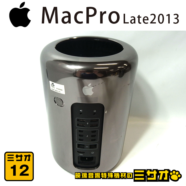 ★Mac Pro Late 2013・3.7GHz 4コア XeonE5/メモリ 32GB/SSD 256GB/FirePro D300/macOS Monterey 12.7/A1481［12］
