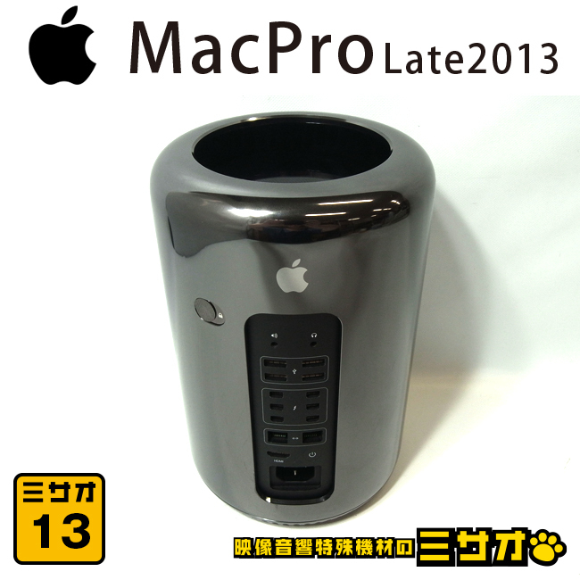 ★Mac Pro Late 2013・3.7GHz 4コア XeonE5/メモリ 32GB/SSD 256GB/FirePro D300/macOS Monterey 12.7/A1481［13］
