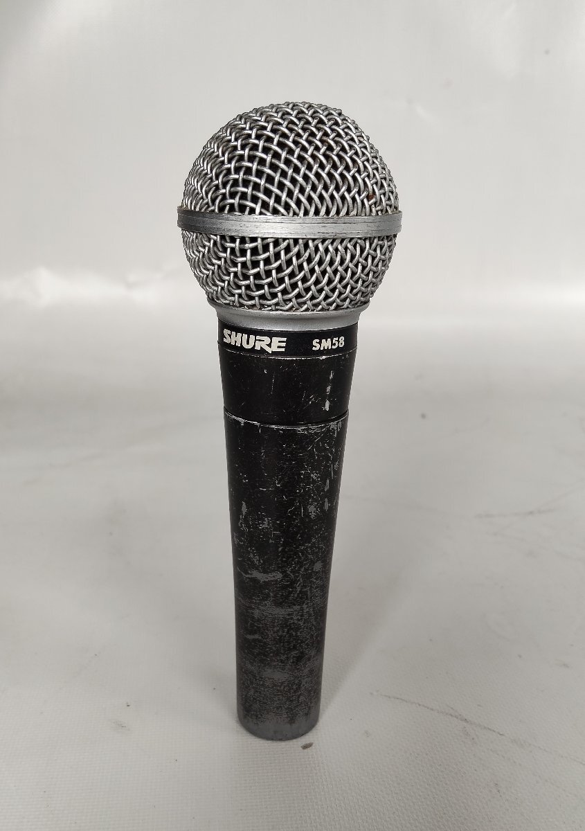 ♪SHURE SM58 Dynamic LoZ シュア ダイナミックマイク 動作確認済・中古♪
