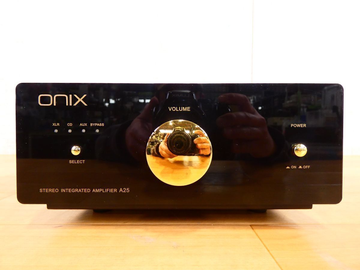 (GG-58) ONIX オニキス A-25 プリメインアンプ 音響機器 オーディオ @80 (3)