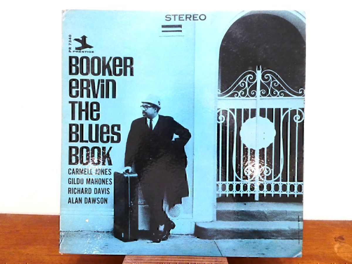 S) BOOKER ERVIN ブッカー・アービン 「 The Blues Book 」 LPレコード/右紺ラベル/US盤/VAN刻印 PR 7340 @80 (A-110)